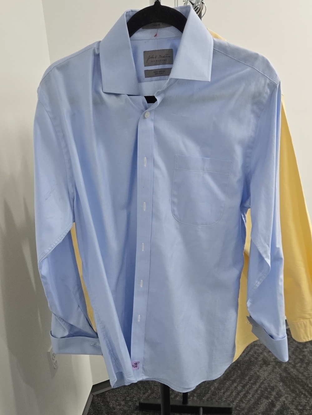 Blue Mens Shirt By John Nordstrom trim fit